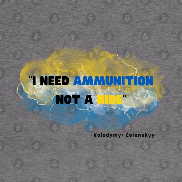 I need ammunition not a ride by Holly ship